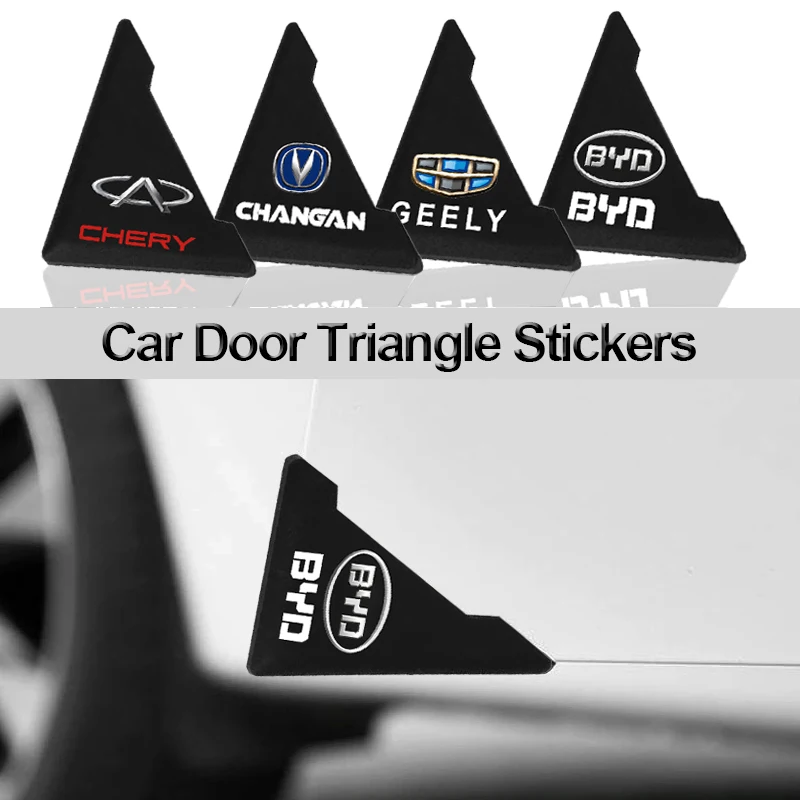 Силиконовая накладка на углы двери автомобиля 2 шт. наклейка против царапин для