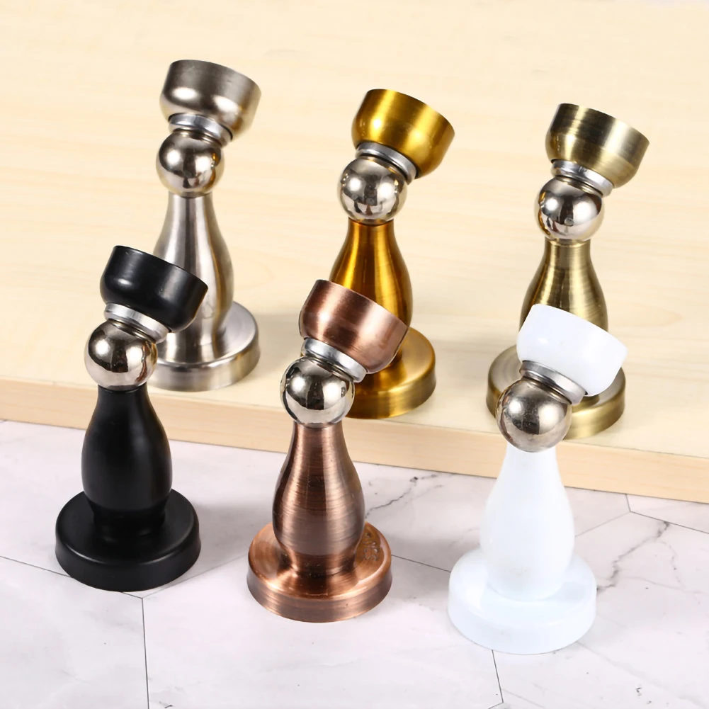 

Magnetic Door Stops 304 Stainless Steel Door Stopper Hidden Door Holders Catch Floor Nail-free Doorstop Furniture Hardware