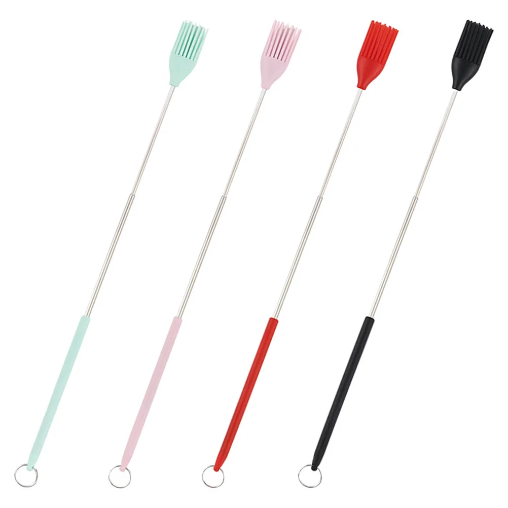 

Brush Silicone Oil Basting Cooking Grill Grilling Butter Barbecue Bbq Baking Sauce Resistant Heat Pastry Baster Kitchen Silicon