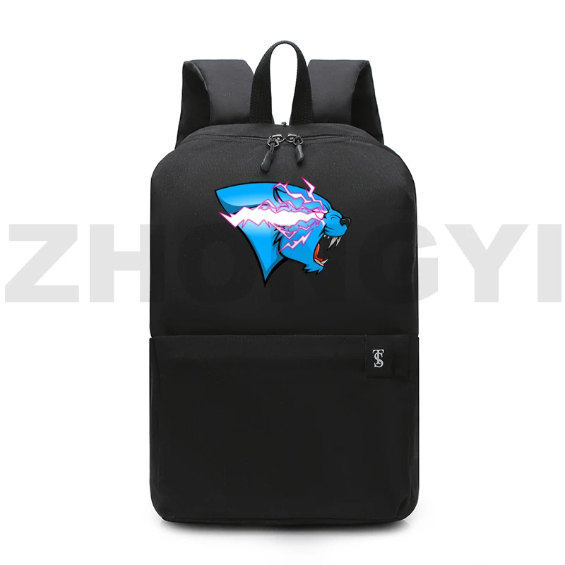 

Mr Beast Backpacks for School Teenagers Girls Anime Zipper Bookbag Cartoon Bags Student Mochilas Para Mujer Laptop Backpack