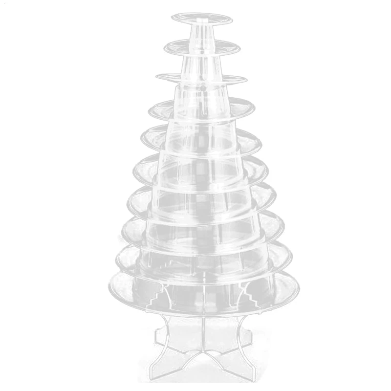 

Round Macaron Tower Stand Cake Display Rack For Wedding Birthday Decoration Dessert Tower Wedding Party Supplies