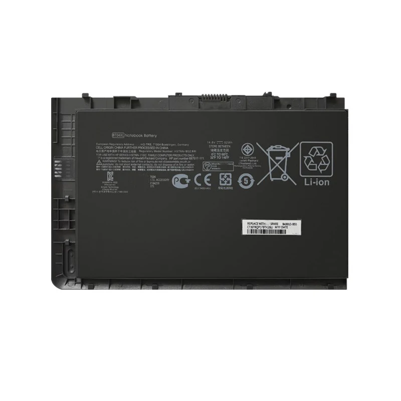 Новый оригинальный аккумулятор BT04XL HSTNN-IB3Z DB3Z I10C для HP EliteBook Folio 9470 9470M 9480M Series 687517-1C1