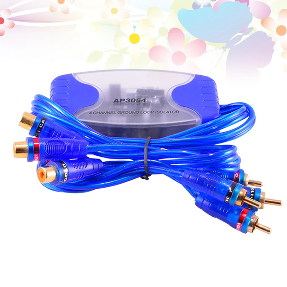 

Noise Ground Isolator Loop Filter Car Audio Eliminator Line Amplifier Filters