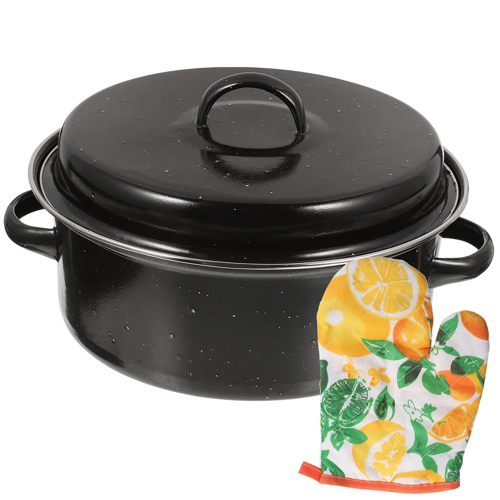 

Roasting Pan Roaster Pot Turkey Multi Function Baking Daily Use Cooking Kitchen Supplies Convenient