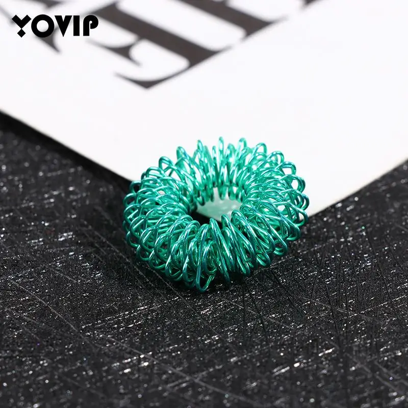 

5Pcs Finger Massage Ring Therapy stimulate the circulation of blood Relax finger