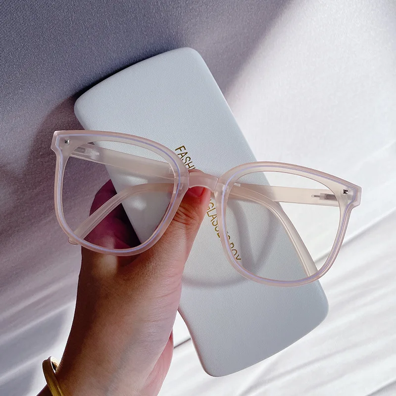 

AKA OCULOS Fold Eye Glasses Frames for Women Vintage Square Oversized Eyeglasses Frames Men Retro Anti Blue Light Glasses Women