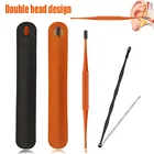 Силиконовый набор для ухода за ушами, набор для очистки каналов, инструмент для чистки ушных восков, инструмент для бриллианта, массажная ложка для удаления воска, ушных восков