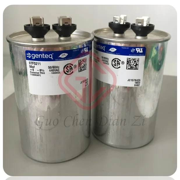 

97F5211, 97F5211S конденсатор Genteq 50 мкФ