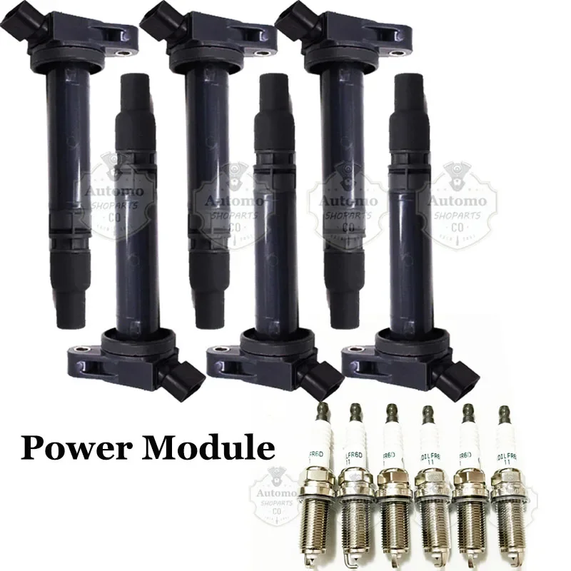 6 Свеча зажигания катушки для 3 5 V6 Toyota Sienna Avalon Camry Highlander Rav4 Venza Lexus RX350 ES350 RX450h 07-15