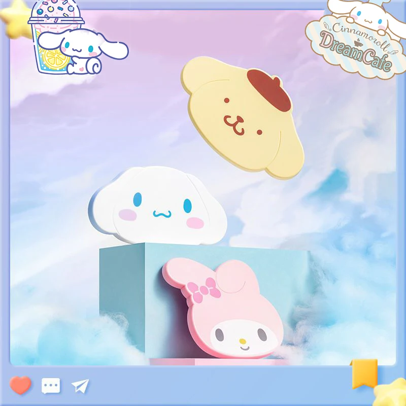

New Summer Kawaii Cinnamoroll My Melody Pom Pom Purin Anime Ice Tray Mold Household Ice Cube Ice Making Artifact Reusable