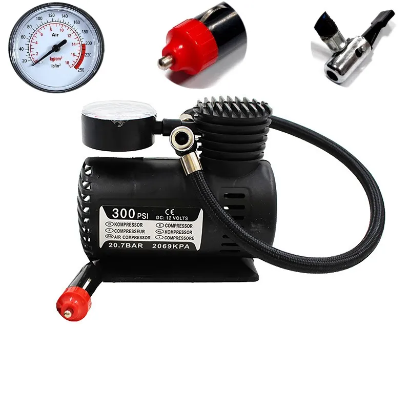 Tire Inflator Pump Universal Auto Accessories Repair Tool For Cars Bicycle Tires Ball