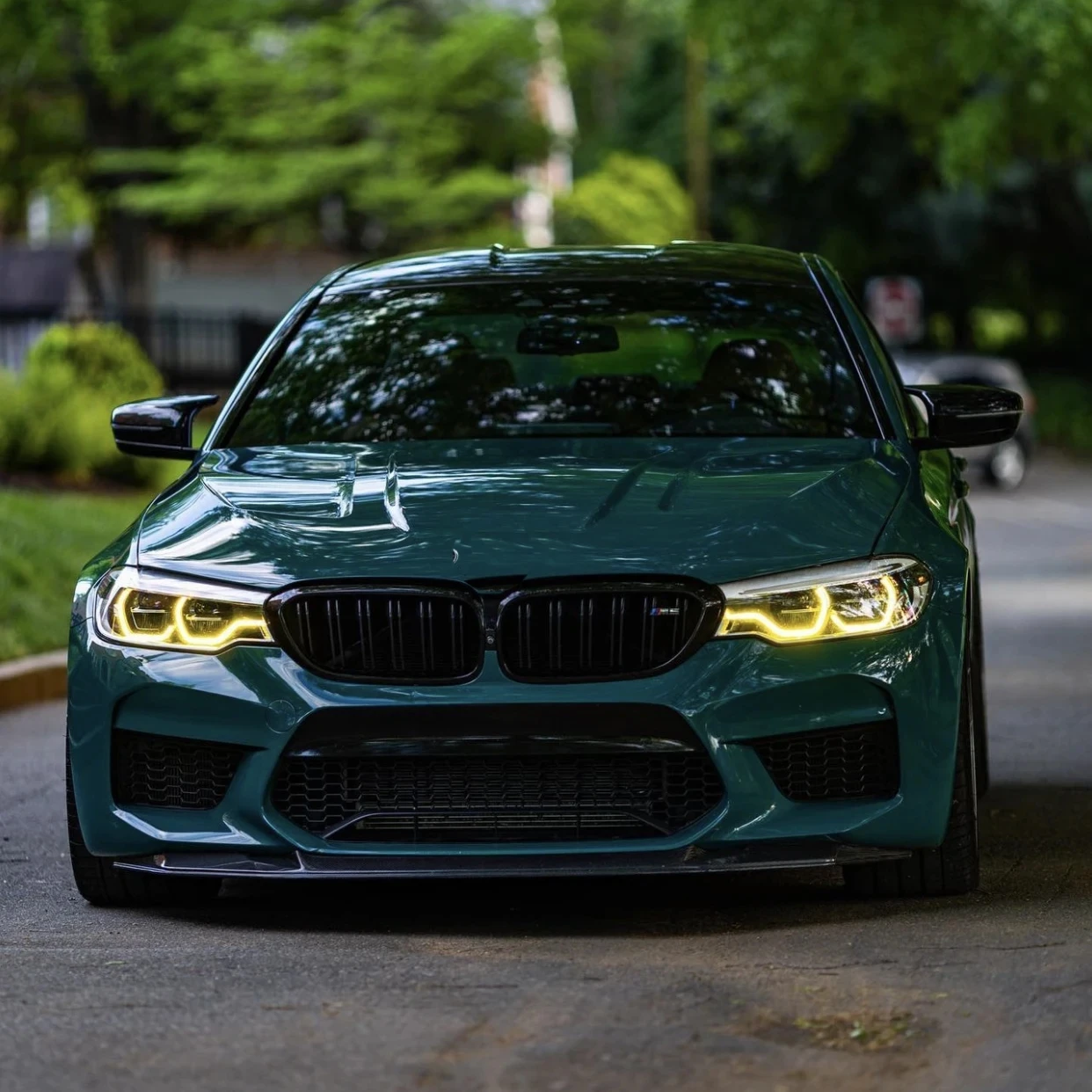 BAVISS Желтый лимонный дневной свет для BMW 5 серии 2019 G30 G31 F90 M5 Золотая модульная лампа