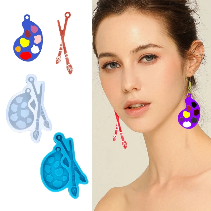 

Mini Silicone Earring Mold Set DIY Epoxy Resin Casting Molds for Girls