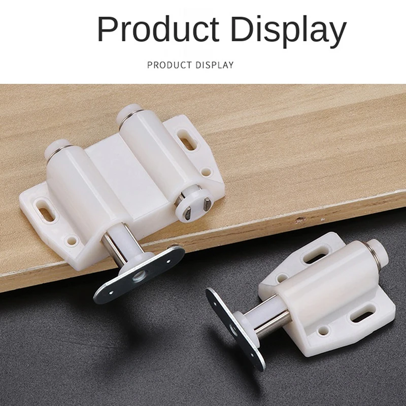 

Rebounders Cabinet Door Stops With Magnets Automatic Locks For Furniture Doors And Drawers Spring Keys Quiet Locks