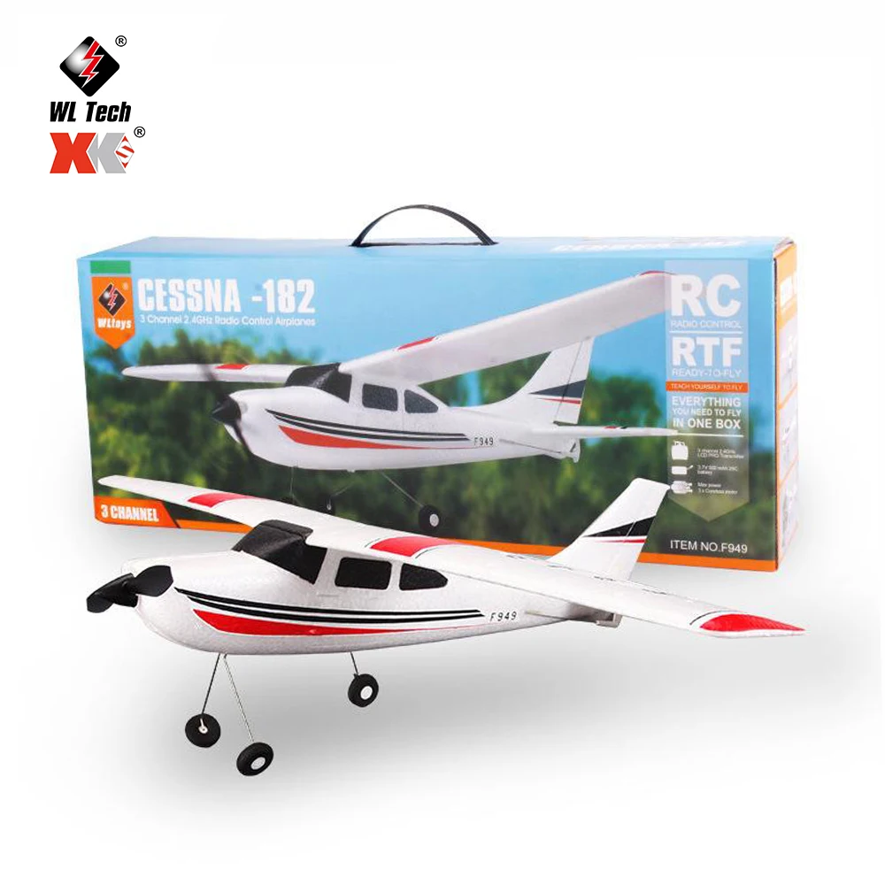 WLtoys F949s Sky King 2.4G RC Airplane Fixed-wing RTF Plane Radio Control 3CH RC Drone Fixed Wing Plane VS F929 RC Aircraft