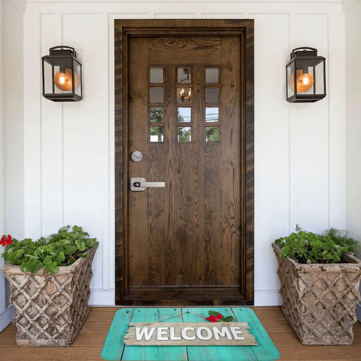 A Welcome Sign On Door Bath Floor Mat Rug Carpet Entrance Living Room Home Kitchen Doormat Bedroom Non-slip Hallway |