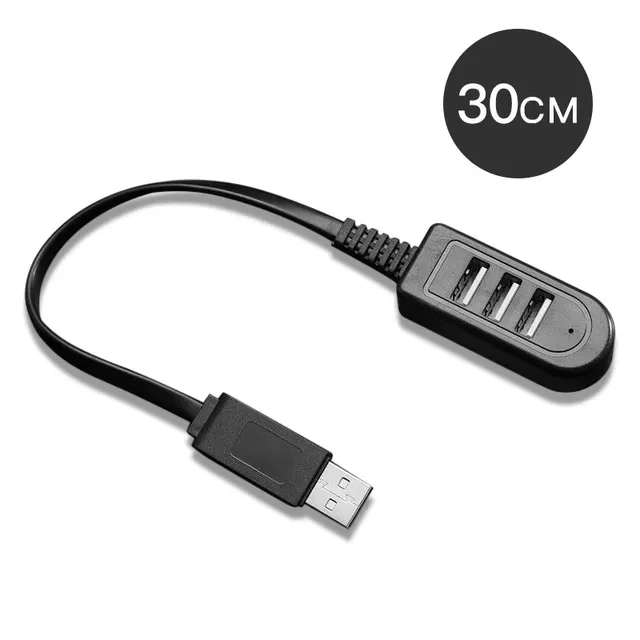 Free shipping Port USB Hub Extend Cable 1.2m USB 2.0 Splitter Wire Data Transfer Device Charging USB Adapter Laptop PC Computer
