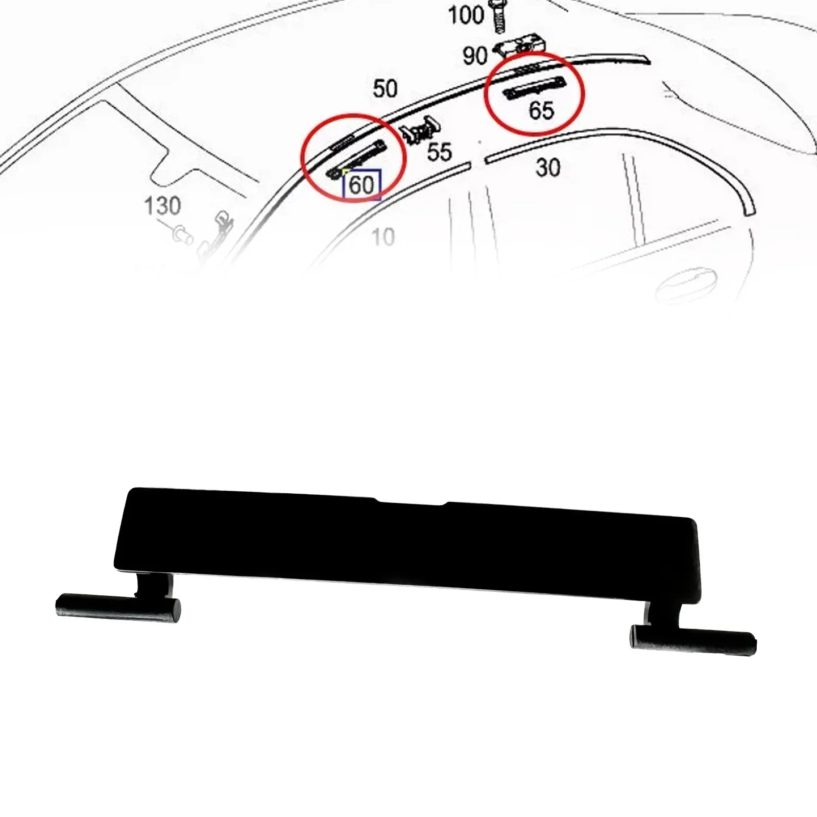Прочная гарантированная крышка багажника на крышу для MERCEDES CLA W117 1319 долговечная