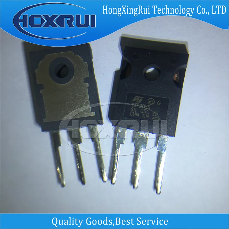 Один транзистор биполярный NPN 70 в 90 Вт 15A 70hFE TIP3055 TO-247