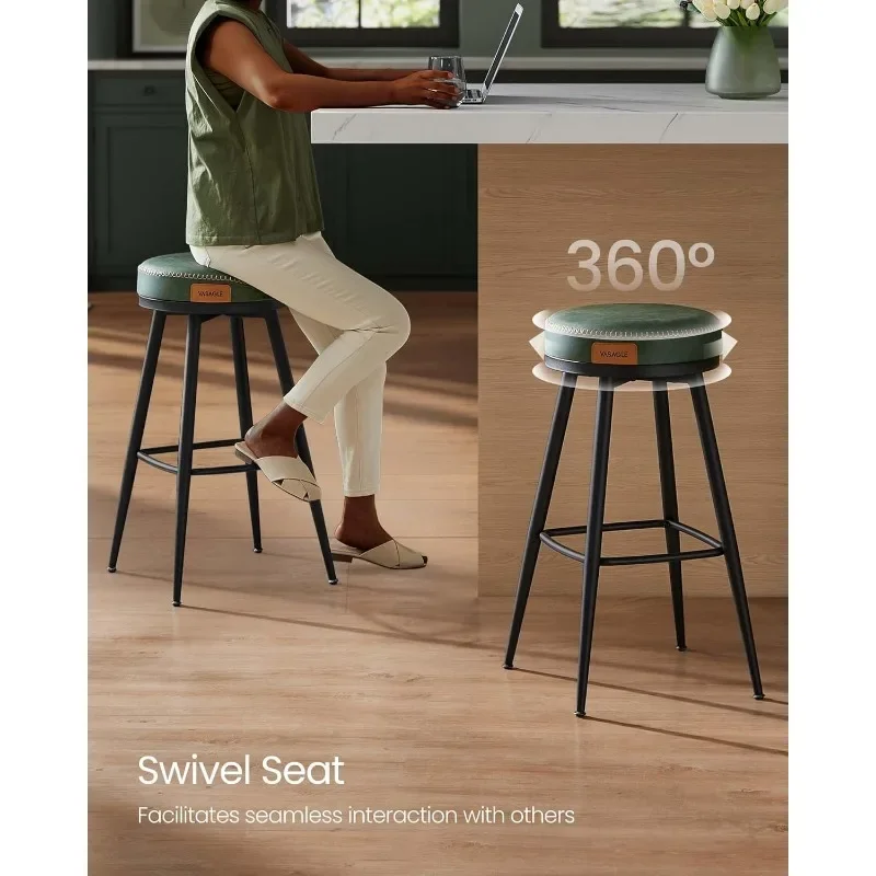 Барный штатив с вращением на 360 ° барные стулья высотой бар синтетическая кожа