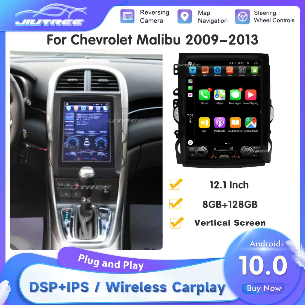 

Автомагнитола 2 din на Android для Chevrolet Malibu 2009, 2010, 2011-2013, с GPS-навигацией, автомобильный стереопроигрыватель, автомобильное стерео радио, головное...