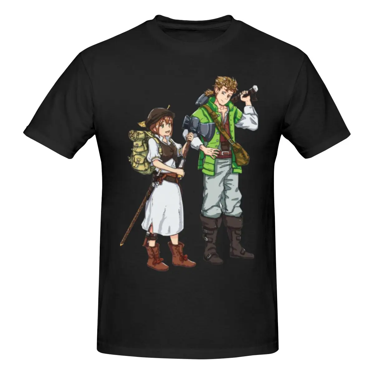 

Octopath Traveler Game 2023 Awesome T Shirt Cotton Crewneck Short Sleeve Custom Anime Shirt