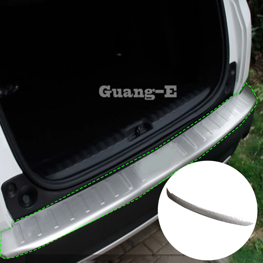 

Отделка для внешнего заднего бампера автомобиля, из нержавеющей стали, скобы для багажника, фотопанели, капоты для Peugeot 2008, 2014, 2015, 2016, 2017, 2018