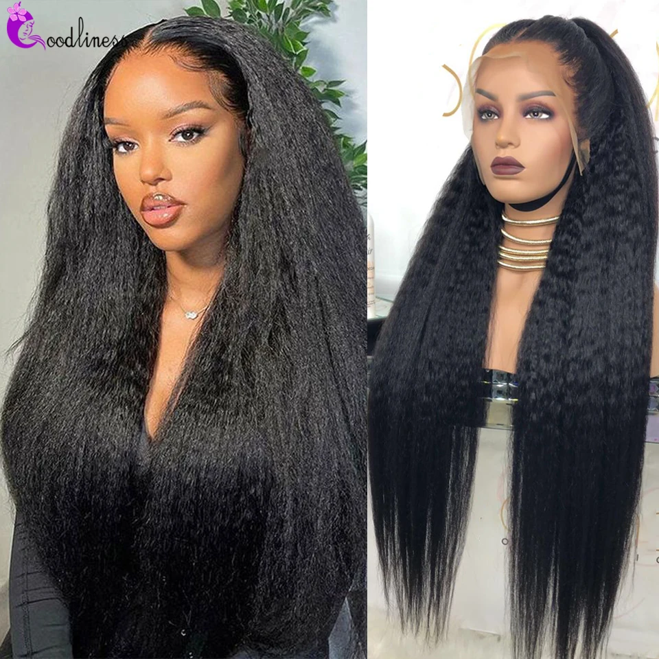 

Kinky Straight 360 Full Lace Wig Human Hair Pre Plucked 13x6 HD Lace Frontal Wig 13X4 Raw Indian Curly Lace Front Human Hair Wig