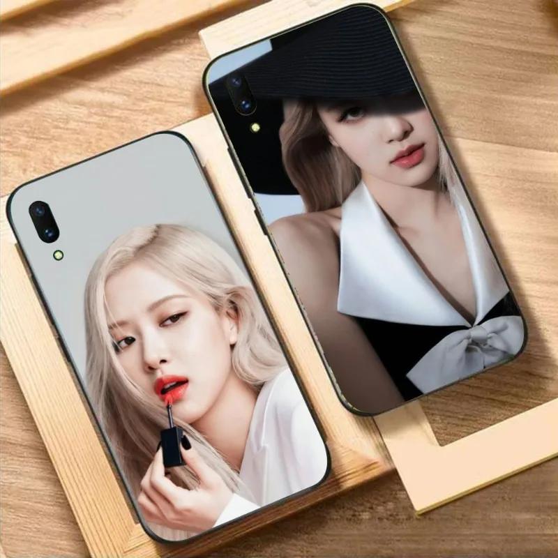 Корейский чехол BP ROSE для смартфона Huawei Mate 40 30 20 10 Pro Lite Nova 9 8 5T Y7p Y7 черный мягкий