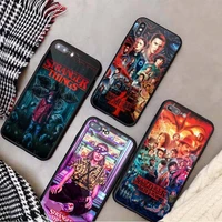 stranger things 4 tv serices phone case tempered glass for iphone 11 12 13 pro max mini 6 7 8 plus x xs xr