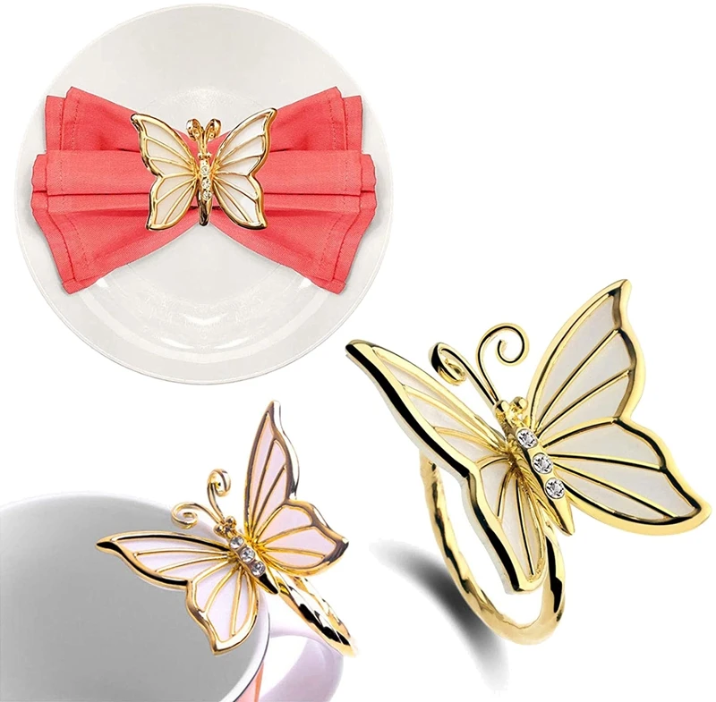 Набор из 12 держателей для салфеток на День святого Валентина Благодарения