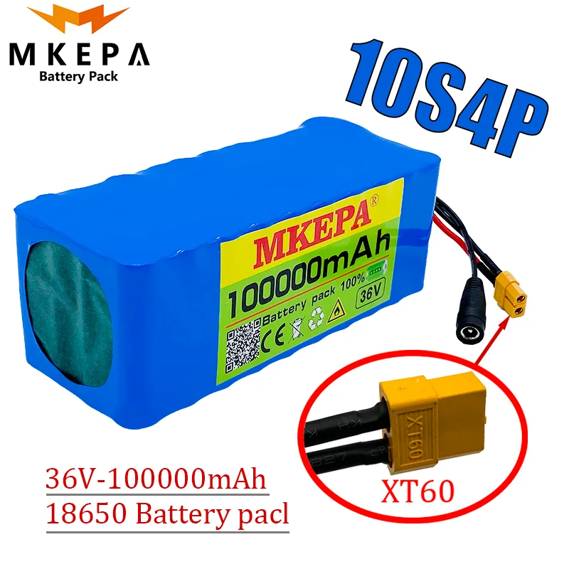 

Оригинальный аккумулятор 36 В 10S4P 1000 Ач, аккумулятор высокой мощности 100000 Вт 42 в мАч