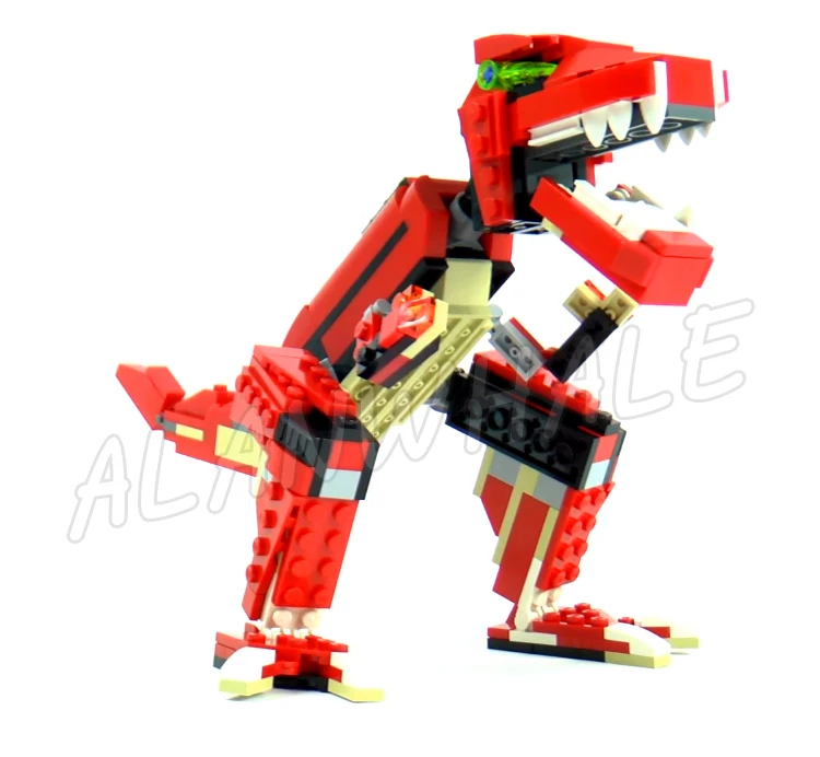 374 шт. Creator 3in1 Roaring Power красный спортивный автомобиль двухпропеллер гидросамолет