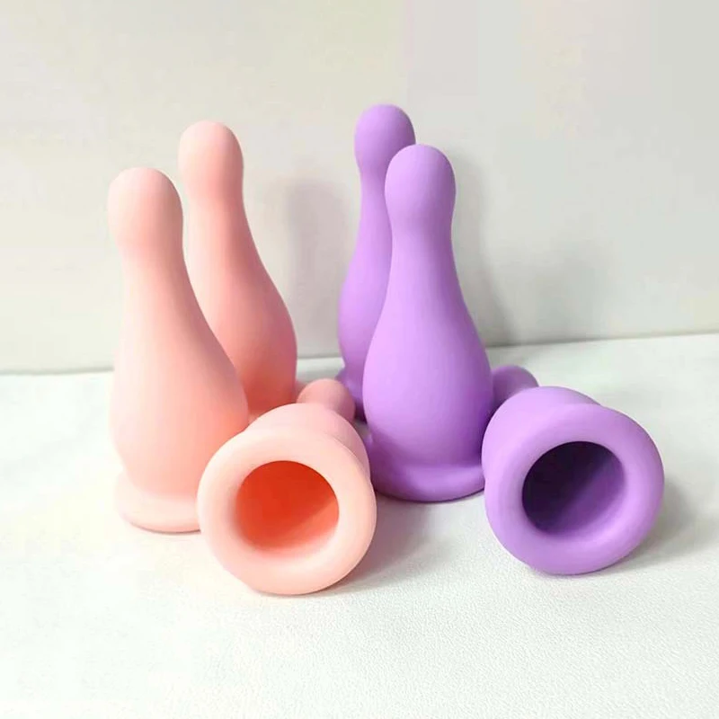 Силиконовые вакуумные банки для массажа антицеллюлитные массажные присоски