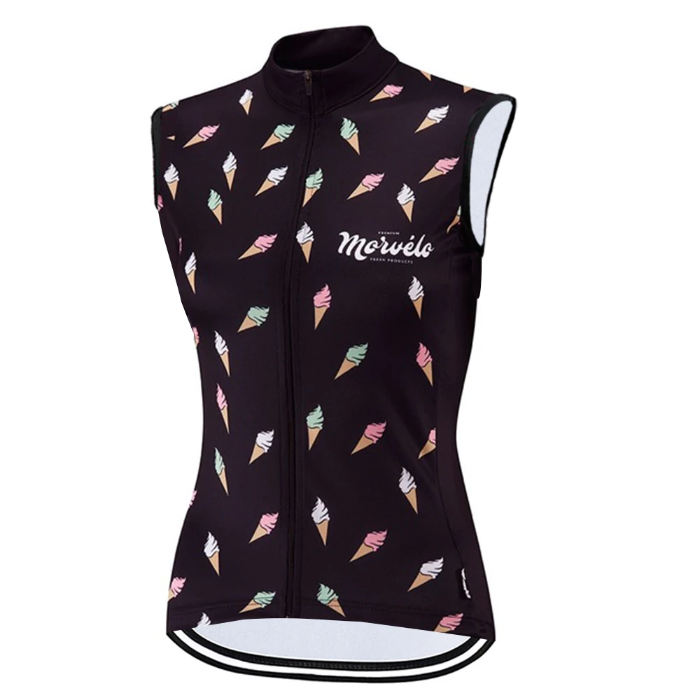 

Morvelo Women Sleeveless Cycling Jersey Summer MTB Road Bike Cycle Vest Breathable Racing Sportswear Tops Gilet Jersey Ciclismo