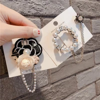 creative retro brooch famous designer design pearl camellia flower brooches pin buckle badge corsage women elegant jewelry