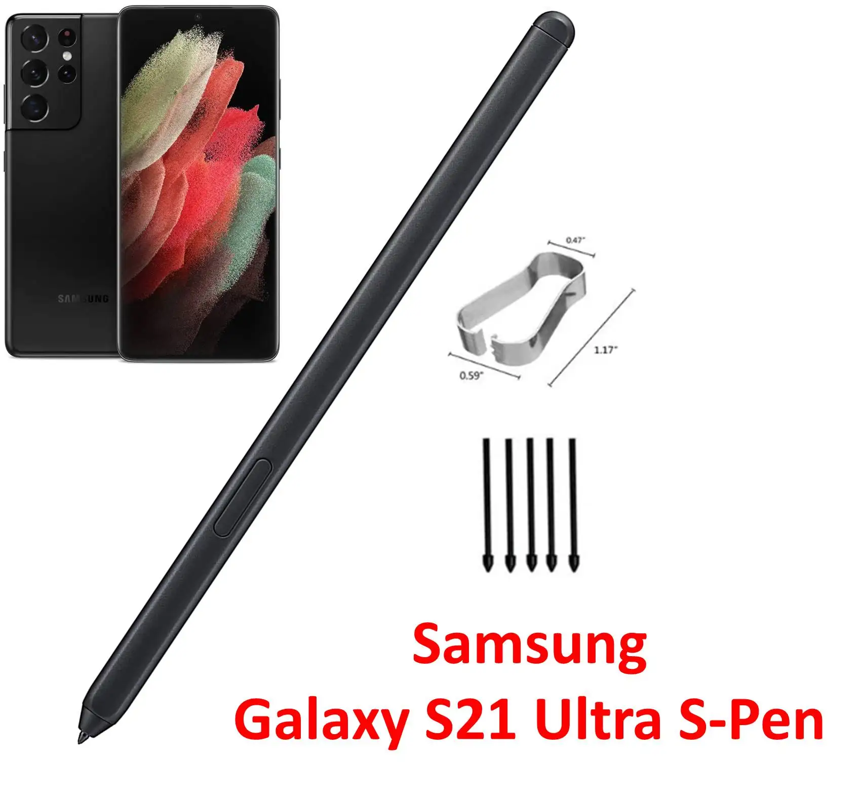 

New Original S21 Ultra 5G S Pen Stylus For Samsung Galaxy S21Ultra S21U G9980 G998U Stylus Mobile Phone Screen Touch Pen