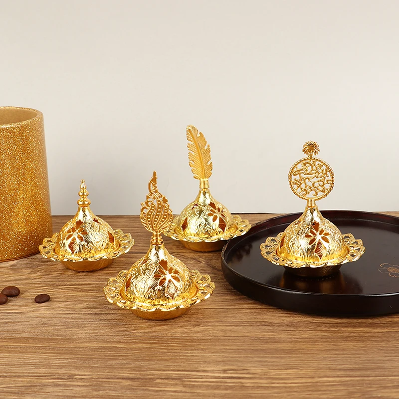 

2023 мусульманский ИД Мубарак Звезда Луна мини портативные золотые благовония башня украшения Рамадан Декор для дома Раман кареем Декор Вечерние