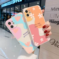 silicone case for huawei p30 lite cases p50 p40 pro flower cover y6 y9 prime 2019 y5 2018 p smart 2021 honor 50 20 9x pro 20s