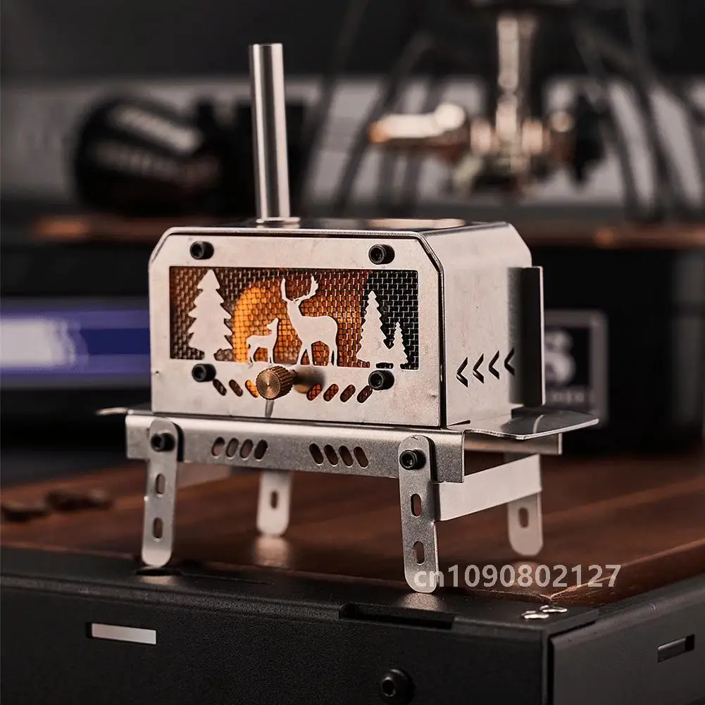 Уличная дровяная печь мини-палатка с дымоходом угольная держатель для