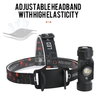 Популярный налобный фонарь BORUiT RJ-020, влагозащищенность IPX4, датчик движения.#6