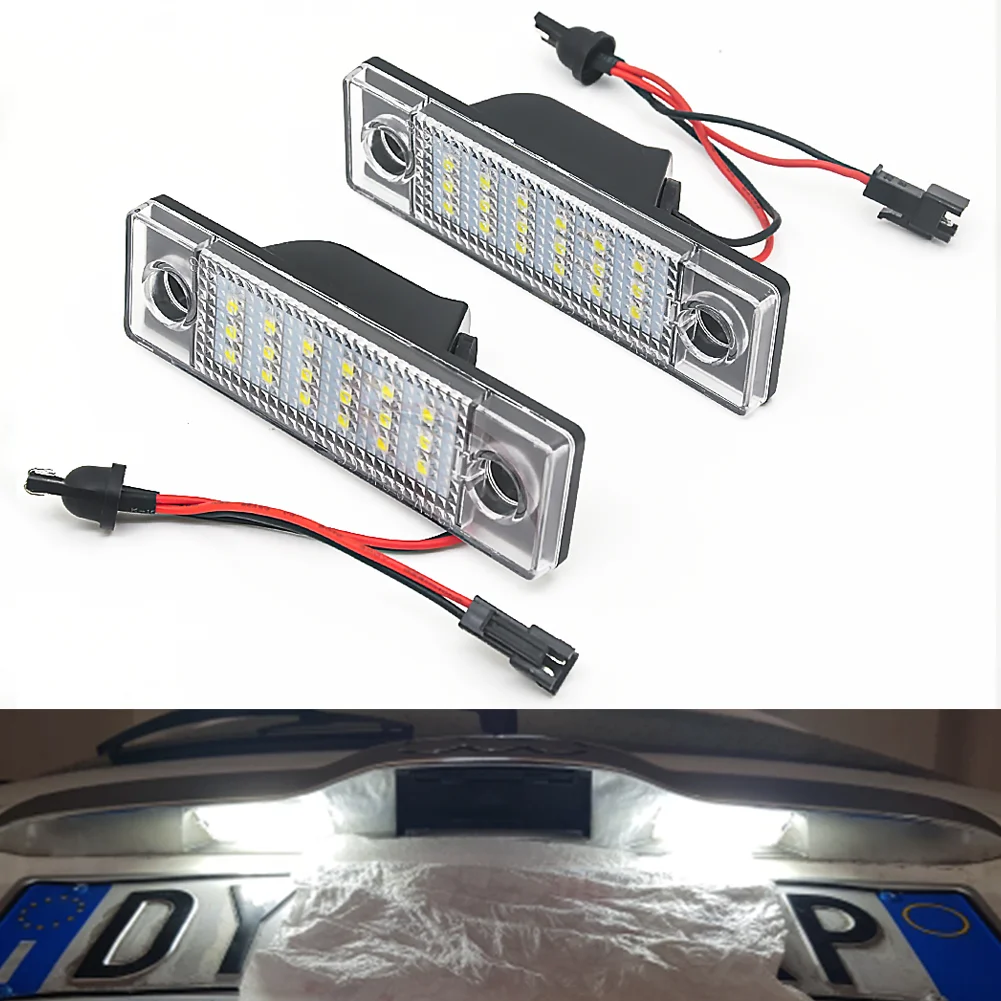 

2Pcs 18LED Car License Number Plate Light Led Auto Boot Light For Chevrolet Cruze 2006~ Car Accessories