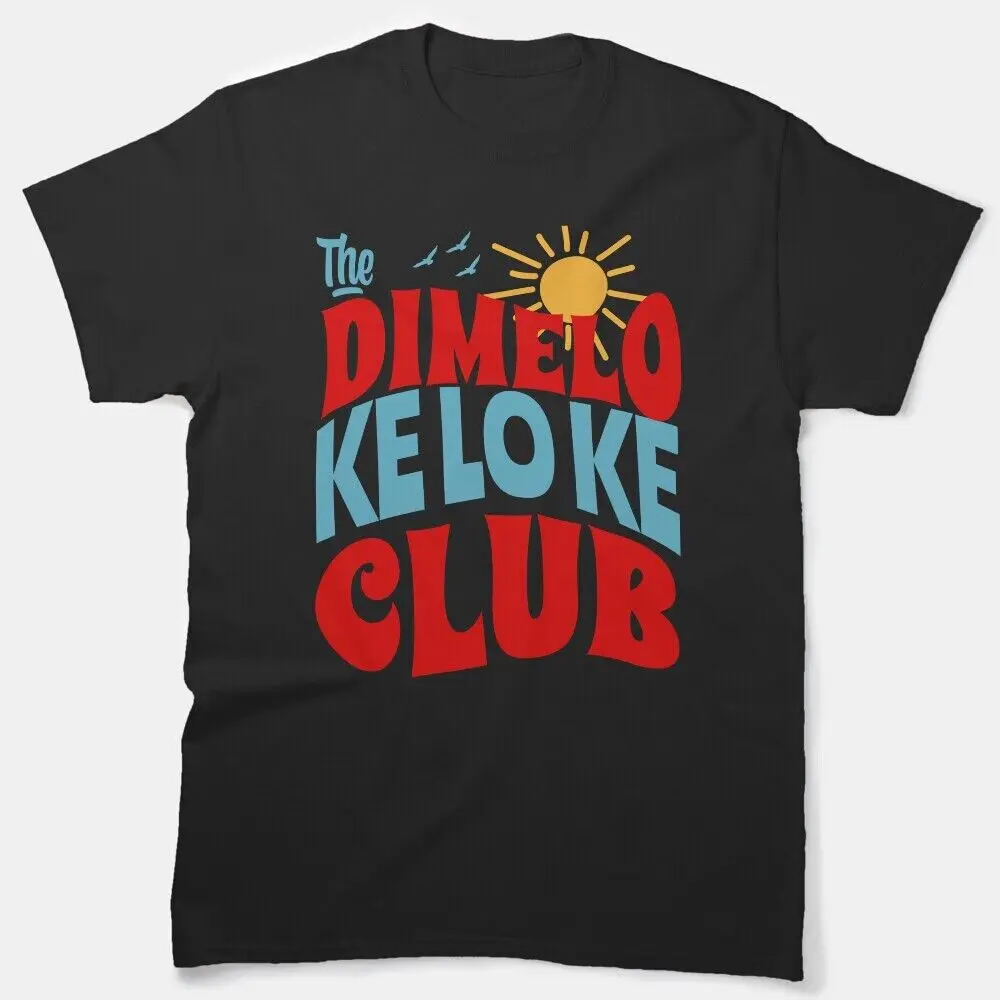 Dimelo Ke Lo Классическая Летняя футболка в стиле унисекс из хлопка модная одежда для