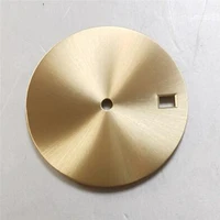 28 5mm sun ray watch dial blank metal dial with calendar window for nh35 nh36 movement watch repair parts