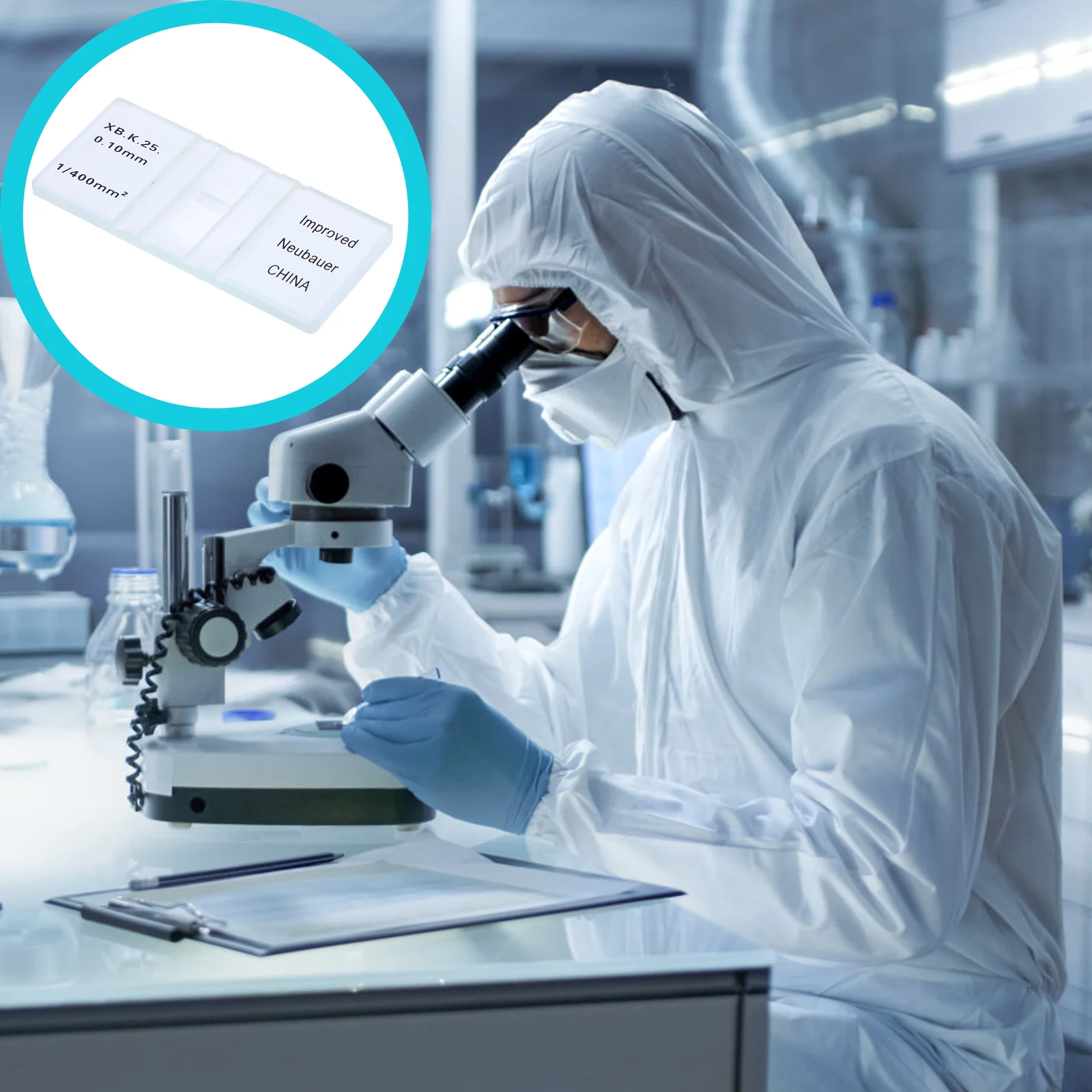 

Counting Chamber Board Cellrbc Blood Wbc Hemocytometer Yeast Neubauer