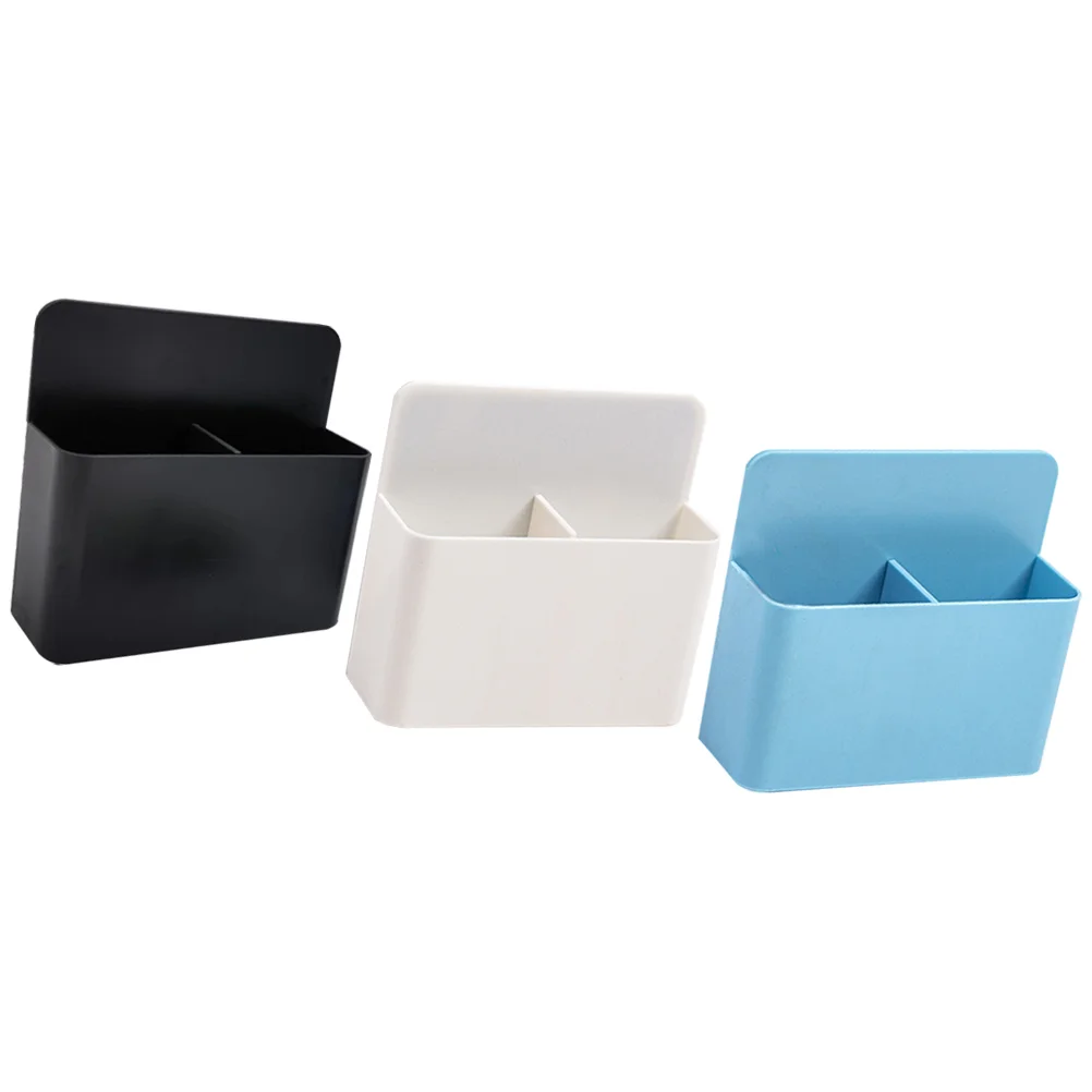 

3 Pcs Whiteboard Storage Box Erasers Kids Pen Holder Dry Marker Holders Organizers Magnetic Plastic Child Accessories