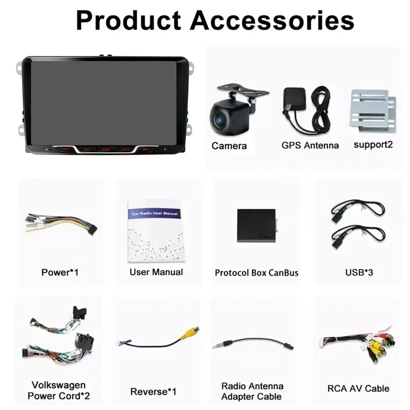 

9 дюймов для VW Amarok 2011-2016 беспроводной Carplay Android автомобильный радиоприемник FM AM головное устройство автомобильный мультимедийный плеер GPS WIFI