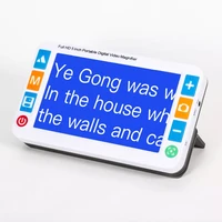 3 48x 5 0 inch electronic reading aids handheld portable video digital magnifier double camera view far and near voice prompt