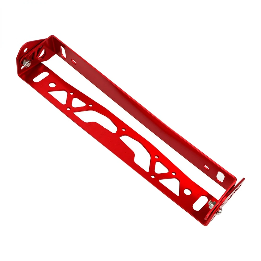 

Car License Plate Frame Universal Aluminum Power Racing JDM Styling Rotating Number License Plate Frames Tag Holder Adjustable