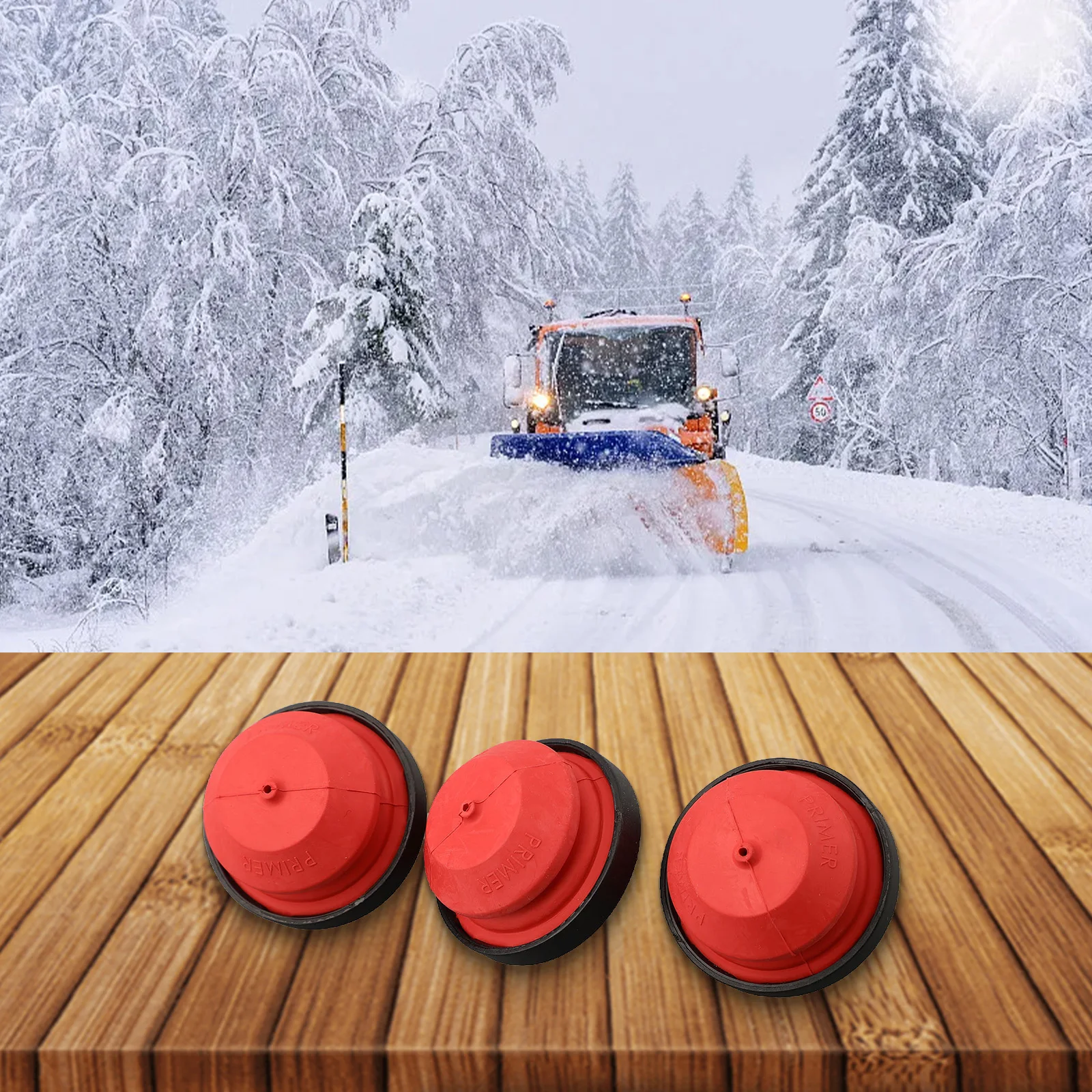 Для Tecumseh Snow King HMSK100 Снегоочиститель Праймер Лампа Прочная Универсальная 570682